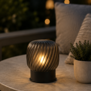 Lampe Solaire LED Extérieure Décorative – Éclairage de Table pour Jardin, Terrasse, Balcon et Villa